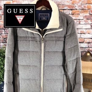 ❄️GUESS Down Feather Puffer Double Zip Winter Coat